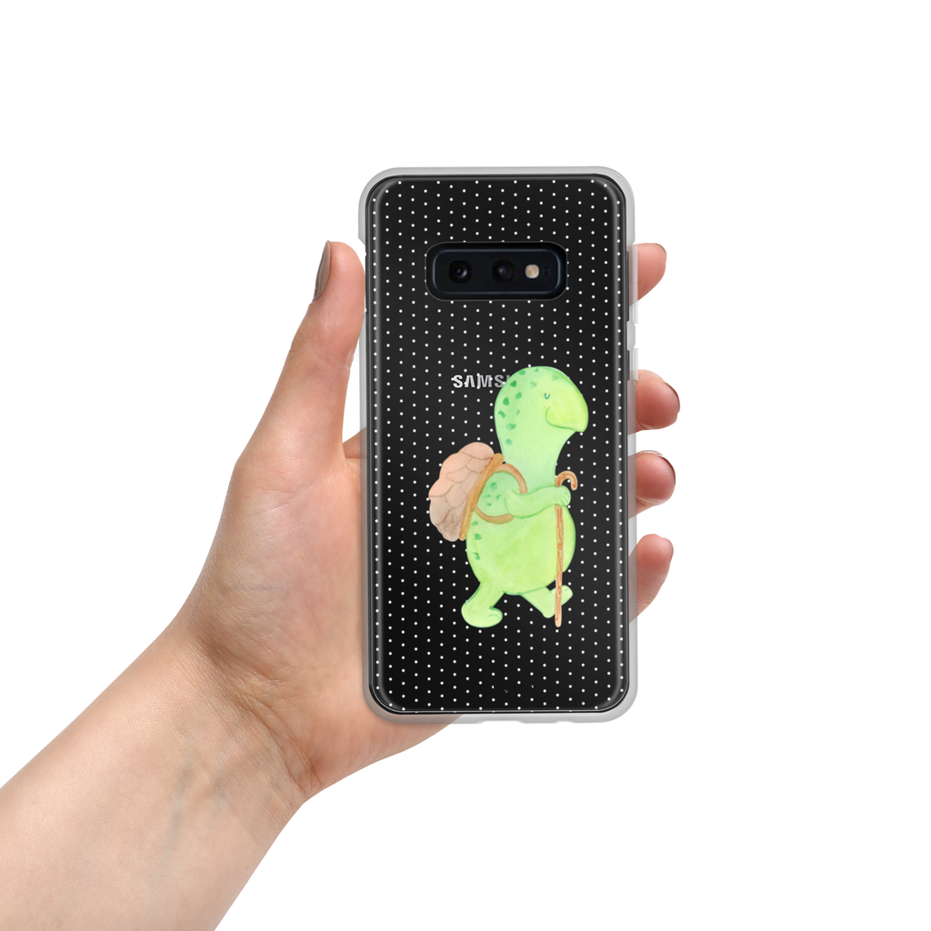Handyhülle Schildkröte Wanderer Handyhülle, Handycover, Transparente Handyhülle, Flexible Handyhülle, Handyschutz, Transparent, Durchsichtig, Schutzhülle für Handy, Stilvolle Handyhülle, Robuste Handyhülle, Schutz vor Kratzern, Schützende Handyhülle, Schildkröte, Schildkröten, Motivation, Motivationsspruch, Motivationssprüche, Neuanfang