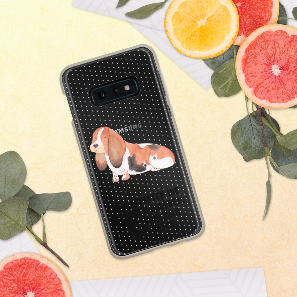 Handyhülle Hund Basset Hound Hund, Basset Hound, Basset, Hundeliebe, kinderlos,  Handyhülle, Handycover, Transparente Handyhülle, Flexible Handyhülle, Handyschutz, Transparent, Durchsichtig, Schutzhülle für Handy, Stilvolle Handyhülle, Robuste Handyhülle, Schutz vor Kratzern, Schützende Handyhülle  Hund, Hundemotiv, Haustier, Hunderasse, Tierliebhaber, Hundebesitzer, Sprüche