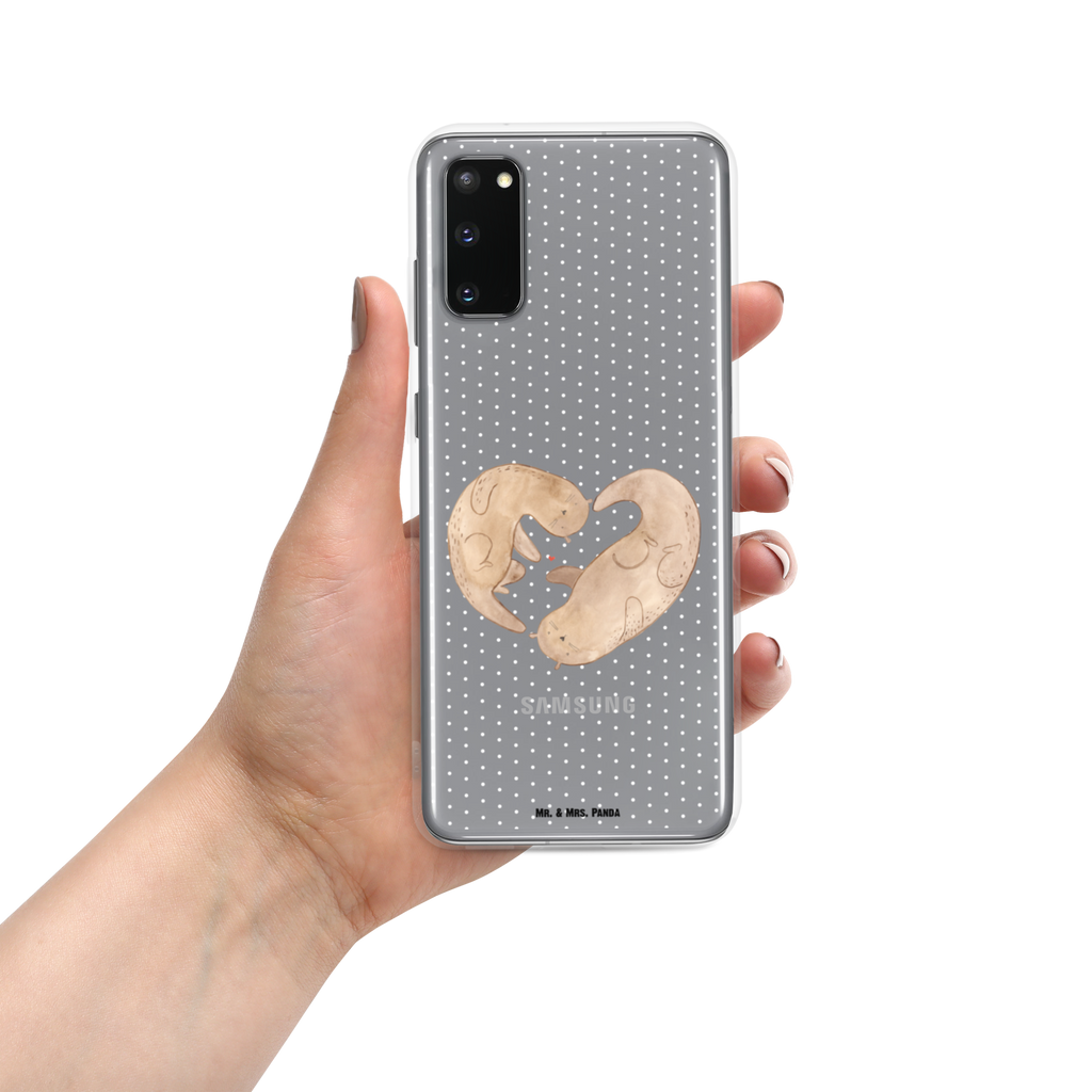 Handyhülle Otter Herz Handyhülle, Handycover, Transparente Handyhülle, Flexible Handyhülle, Handyschutz, Transparent, Durchsichtig, Schutzhülle für Handy, Stilvolle Handyhülle, Robuste Handyhülle, Schutz vor Kratzern, Schützende Handyhülle, Otter, Fischotter, Seeotter, Liebe, Herz, Liebesbeweis, Liebesgeschenk, Bessere Hälfte, Love you, Jahrestag, Hochzeitstag, Verlobung, gemeinsames Leben