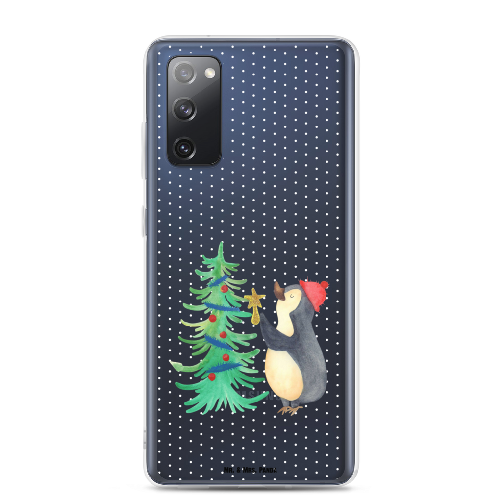 Handyhülle Pinguin Weihnachtsbaum Handyhülle, Handycover, Transparente Handyhülle, Flexible Handyhülle, Handyschutz, Transparent, Durchsichtig, Schutzhülle für Handy, Stilvolle Handyhülle, Robuste Handyhülle, Schutz vor Kratzern, Schützende Handyhülle, Winter, Weihnachten, Weihnachtsdeko, Nikolaus, Advent, Heiligabend, Wintermotiv, Pinguin