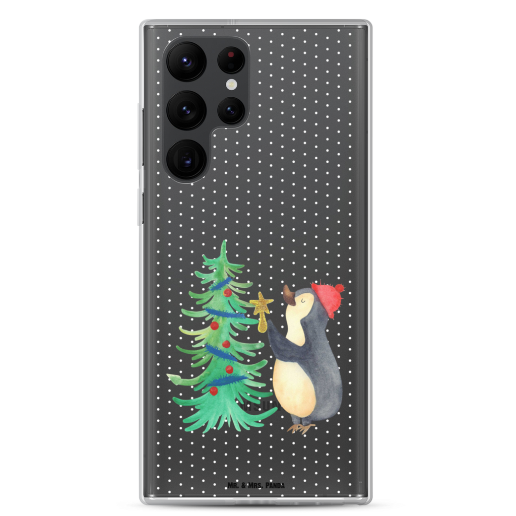 Handyhülle Pinguin Weihnachtsbaum Handyhülle, Handycover, Transparente Handyhülle, Flexible Handyhülle, Handyschutz, Transparent, Durchsichtig, Schutzhülle für Handy, Stilvolle Handyhülle, Robuste Handyhülle, Schutz vor Kratzern, Schützende Handyhülle, Winter, Weihnachten, Weihnachtsdeko, Nikolaus, Advent, Heiligabend, Wintermotiv, Pinguin