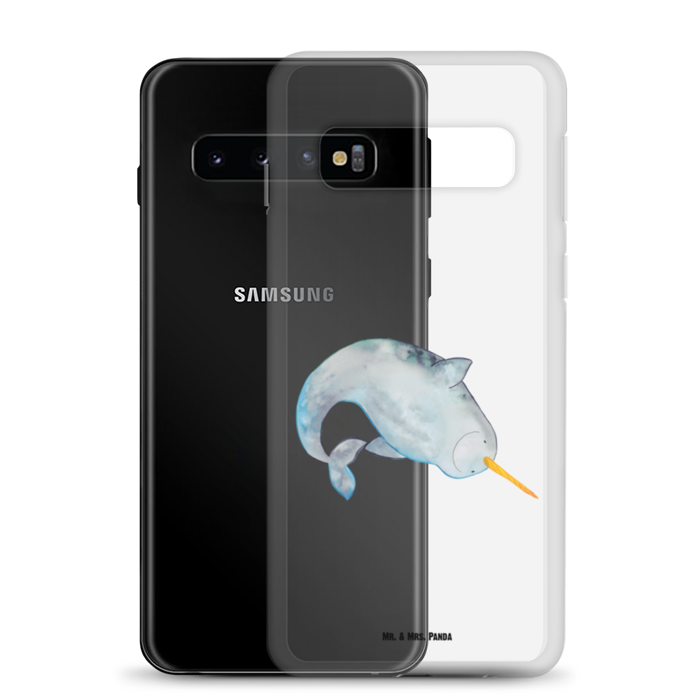 Handyhülle Narwal Handyhülle, Handycover, Transparente Handyhülle, Flexible Handyhülle, Handyschutz, Transparent, Durchsichtig, Schutzhülle für Handy, Stilvolle Handyhülle, Robuste Handyhülle, Schutz vor Kratzern, Schützende Handyhülle, Meerestiere, Meer, Urlaub, Narwal, Wal, Putzen, Hausfrau, Junggesellin, aufräumen, Kinderzimmer
