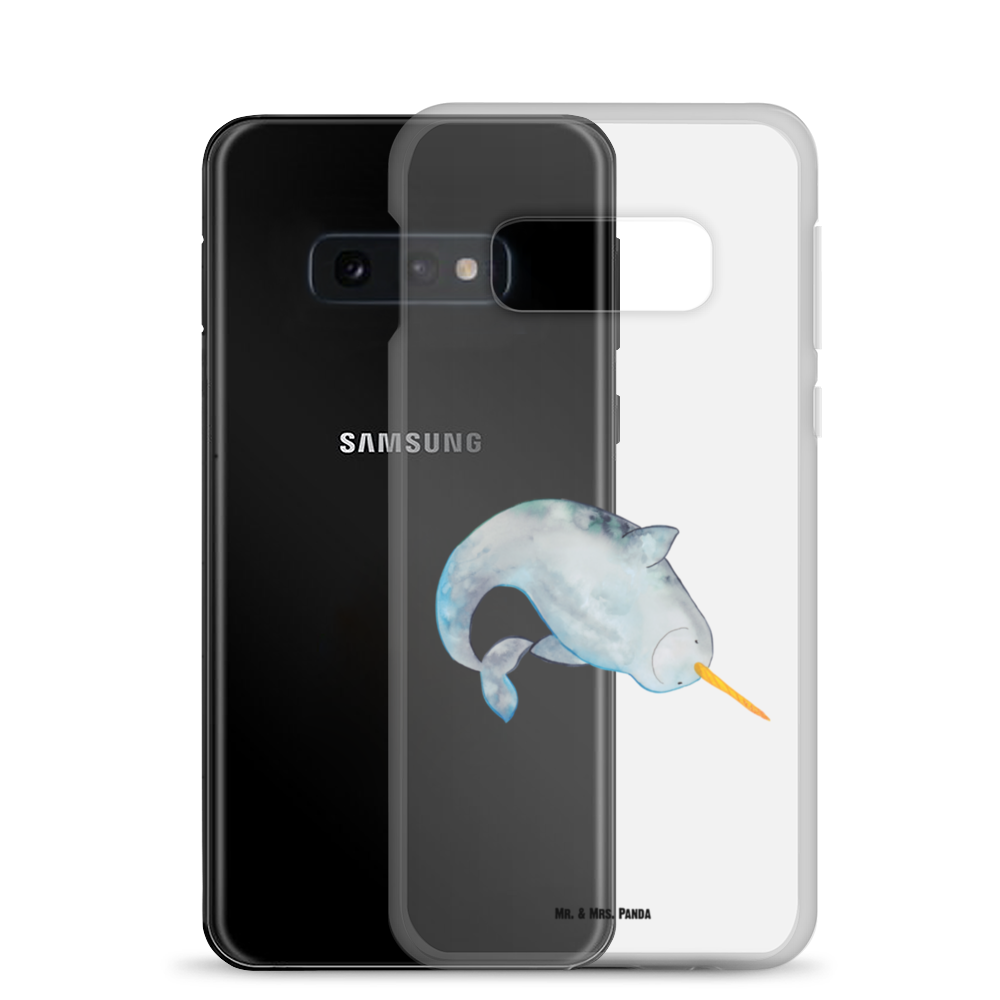 Handyhülle Narwal Handyhülle, Handycover, Transparente Handyhülle, Flexible Handyhülle, Handyschutz, Transparent, Durchsichtig, Schutzhülle für Handy, Stilvolle Handyhülle, Robuste Handyhülle, Schutz vor Kratzern, Schützende Handyhülle, Meerestiere, Meer, Urlaub, Narwal, Wal, Putzen, Hausfrau, Junggesellin, aufräumen, Kinderzimmer