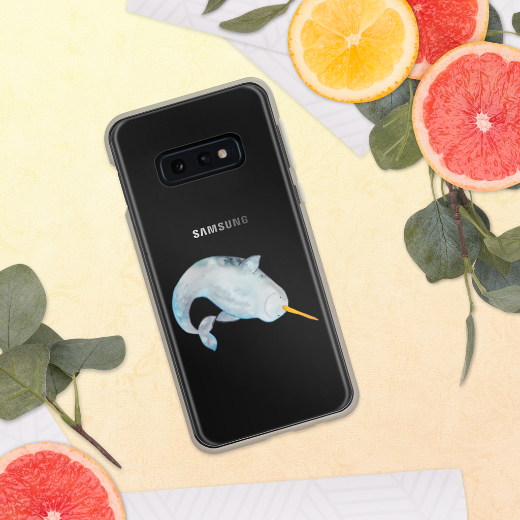 Handyhülle Narwal Handyhülle, Handycover, Transparente Handyhülle, Flexible Handyhülle, Handyschutz, Transparent, Durchsichtig, Schutzhülle für Handy, Stilvolle Handyhülle, Robuste Handyhülle, Schutz vor Kratzern, Schützende Handyhülle, Meerestiere, Meer, Urlaub, Narwal, Wal, Putzen, Hausfrau, Junggesellin, aufräumen, Kinderzimmer