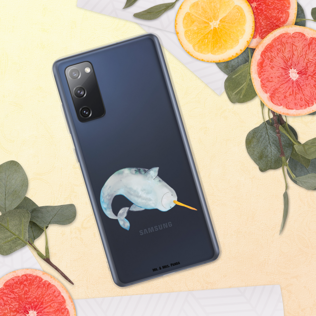 Handyhülle Narwal Handyhülle, Handycover, Transparente Handyhülle, Flexible Handyhülle, Handyschutz, Transparent, Durchsichtig, Schutzhülle für Handy, Stilvolle Handyhülle, Robuste Handyhülle, Schutz vor Kratzern, Schützende Handyhülle, Meerestiere, Meer, Urlaub, Narwal, Wal, Putzen, Hausfrau, Junggesellin, aufräumen, Kinderzimmer