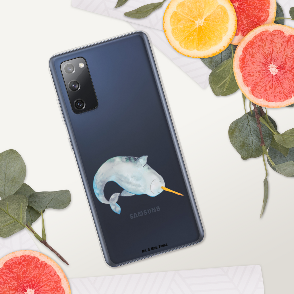 Handyhülle Narwal Handyhülle, Handycover, Transparente Handyhülle, Flexible Handyhülle, Handyschutz, Transparent, Durchsichtig, Schutzhülle für Handy, Stilvolle Handyhülle, Robuste Handyhülle, Schutz vor Kratzern, Schützende Handyhülle, Meerestiere, Meer, Urlaub, Narwal, Wal, Putzen, Hausfrau, Junggesellin, aufräumen, Kinderzimmer