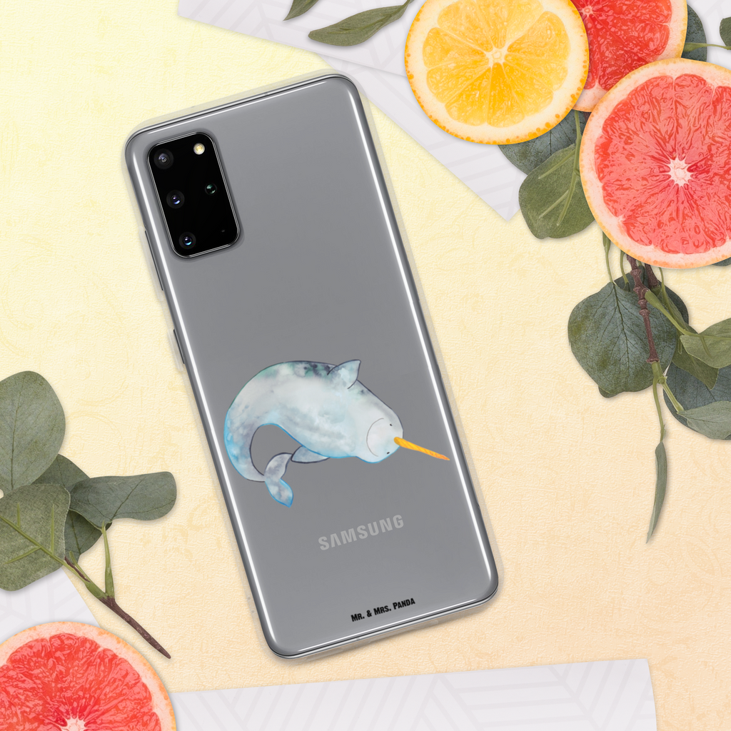 Handyhülle Narwal Handyhülle, Handycover, Transparente Handyhülle, Flexible Handyhülle, Handyschutz, Transparent, Durchsichtig, Schutzhülle für Handy, Stilvolle Handyhülle, Robuste Handyhülle, Schutz vor Kratzern, Schützende Handyhülle, Meerestiere, Meer, Urlaub, Narwal, Wal, Putzen, Hausfrau, Junggesellin, aufräumen, Kinderzimmer