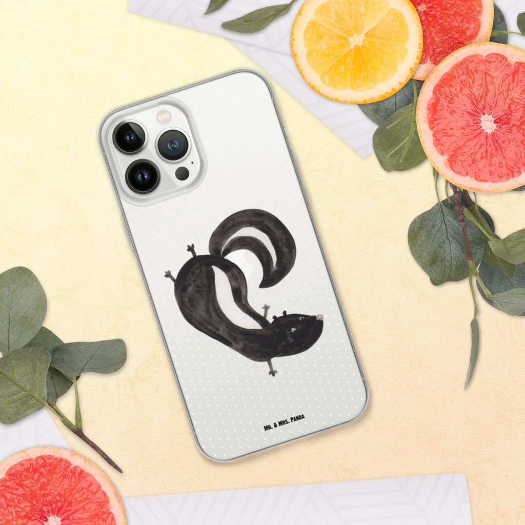 Handyhülle Stinktier Handstand Handyhülle, Handycover, Transparente Handyhülle, Flexible Handyhülle, Handyschutz, Transparent, Durchsichtig, Schutzhülle für Handy, Stilvolle Handyhülle, Robuste Handyhülle, Schutz vor Kratzern, Schützende Handyhülle, Stinktier, Skunk, Wildtier, Raubtier, Stinker, Stinki, Spielplatz, verpielt, Kind