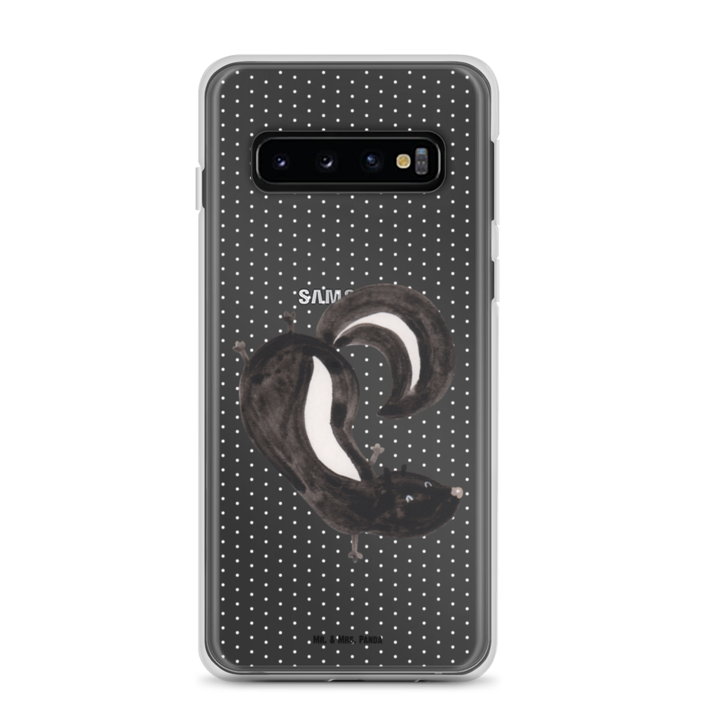 Handyhülle Stinktier Handstand Handyhülle, Handycover, Transparente Handyhülle, Flexible Handyhülle, Handyschutz, Transparent, Durchsichtig, Schutzhülle für Handy, Stilvolle Handyhülle, Robuste Handyhülle, Schutz vor Kratzern, Schützende Handyhülle, Stinktier, Skunk, Wildtier, Raubtier, Stinker, Stinki, Spielplatz, verpielt, Kind