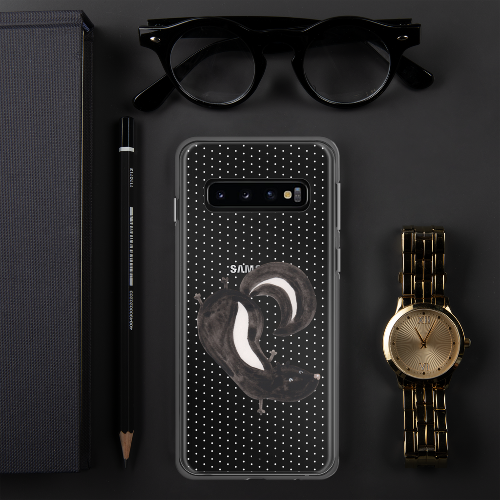 Handyhülle Stinktier Handstand Handyhülle, Handycover, Transparente Handyhülle, Flexible Handyhülle, Handyschutz, Transparent, Durchsichtig, Schutzhülle für Handy, Stilvolle Handyhülle, Robuste Handyhülle, Schutz vor Kratzern, Schützende Handyhülle, Stinktier, Skunk, Wildtier, Raubtier, Stinker, Stinki, Spielplatz, verpielt, Kind