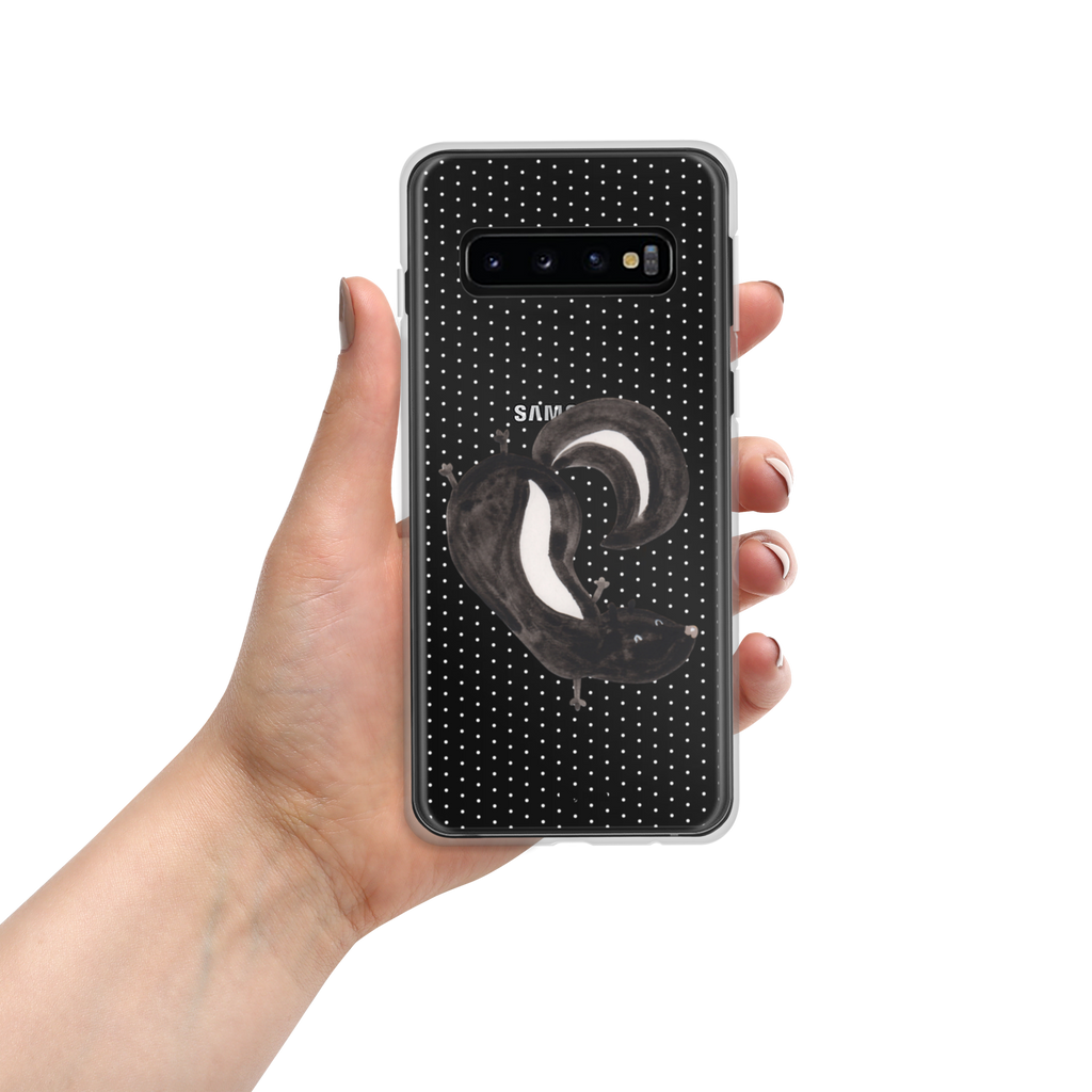 Handyhülle Stinktier Handstand Handyhülle, Handycover, Transparente Handyhülle, Flexible Handyhülle, Handyschutz, Transparent, Durchsichtig, Schutzhülle für Handy, Stilvolle Handyhülle, Robuste Handyhülle, Schutz vor Kratzern, Schützende Handyhülle, Stinktier, Skunk, Wildtier, Raubtier, Stinker, Stinki, Spielplatz, verpielt, Kind