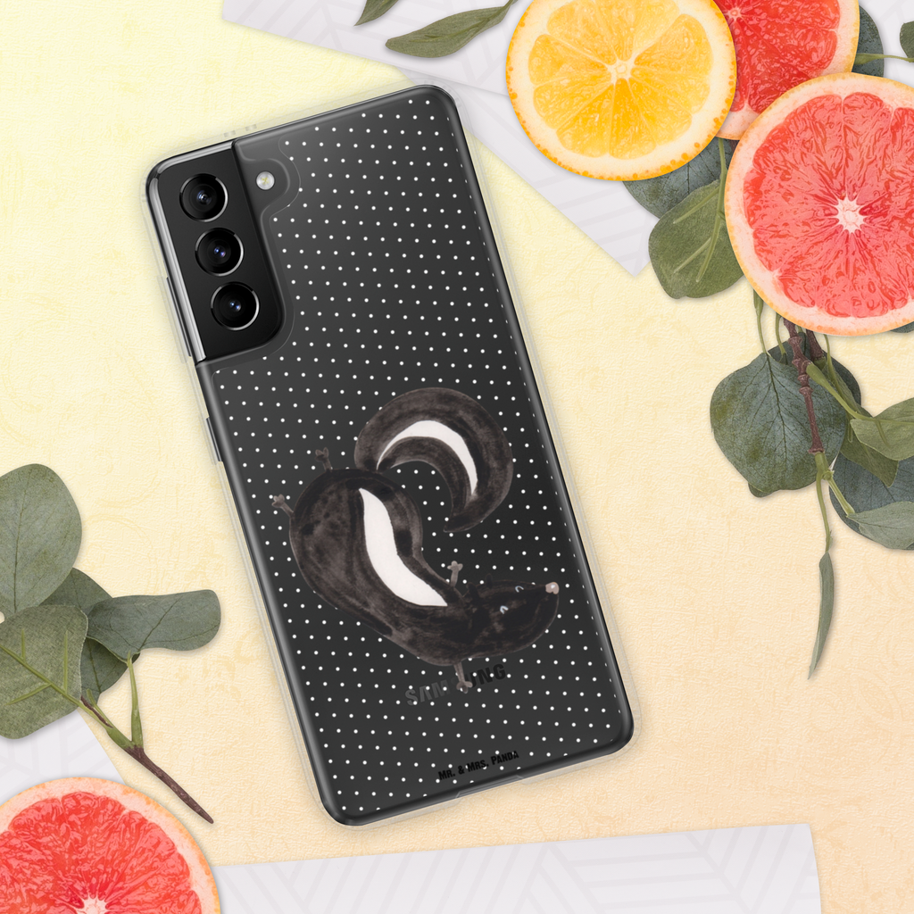 Handyhülle Stinktier Handstand Handyhülle, Handycover, Transparente Handyhülle, Flexible Handyhülle, Handyschutz, Transparent, Durchsichtig, Schutzhülle für Handy, Stilvolle Handyhülle, Robuste Handyhülle, Schutz vor Kratzern, Schützende Handyhülle, Stinktier, Skunk, Wildtier, Raubtier, Stinker, Stinki, Spielplatz, verpielt, Kind