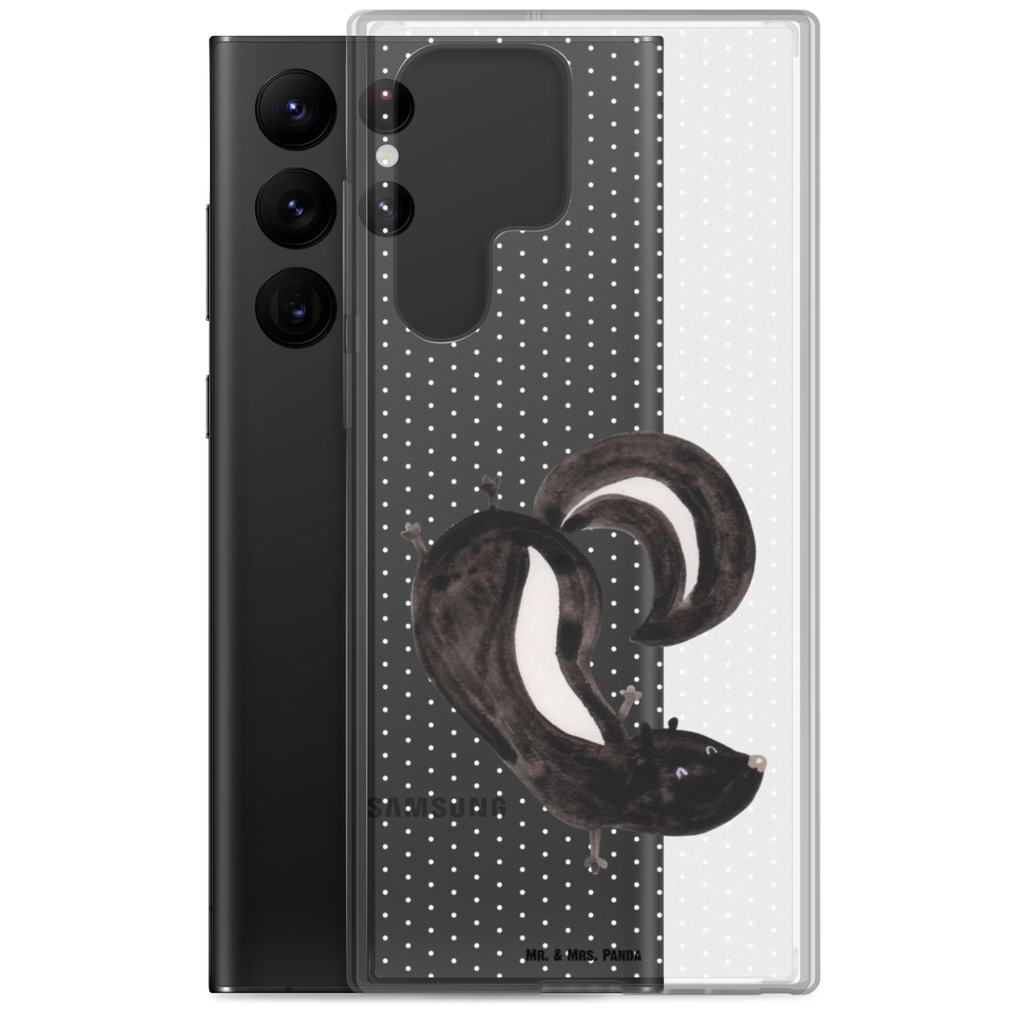 Handyhülle Stinktier Handstand Handyhülle, Handycover, Transparente Handyhülle, Flexible Handyhülle, Handyschutz, Transparent, Durchsichtig, Schutzhülle für Handy, Stilvolle Handyhülle, Robuste Handyhülle, Schutz vor Kratzern, Schützende Handyhülle, Stinktier, Skunk, Wildtier, Raubtier, Stinker, Stinki, Spielplatz, verpielt, Kind