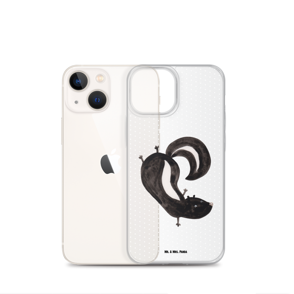 Handyhülle Stinktier Handstand Handyhülle, Handycover, Transparente Handyhülle, Flexible Handyhülle, Handyschutz, Transparent, Durchsichtig, Schutzhülle für Handy, Stilvolle Handyhülle, Robuste Handyhülle, Schutz vor Kratzern, Schützende Handyhülle, Stinktier, Skunk, Wildtier, Raubtier, Stinker, Stinki, Spielplatz, verpielt, Kind