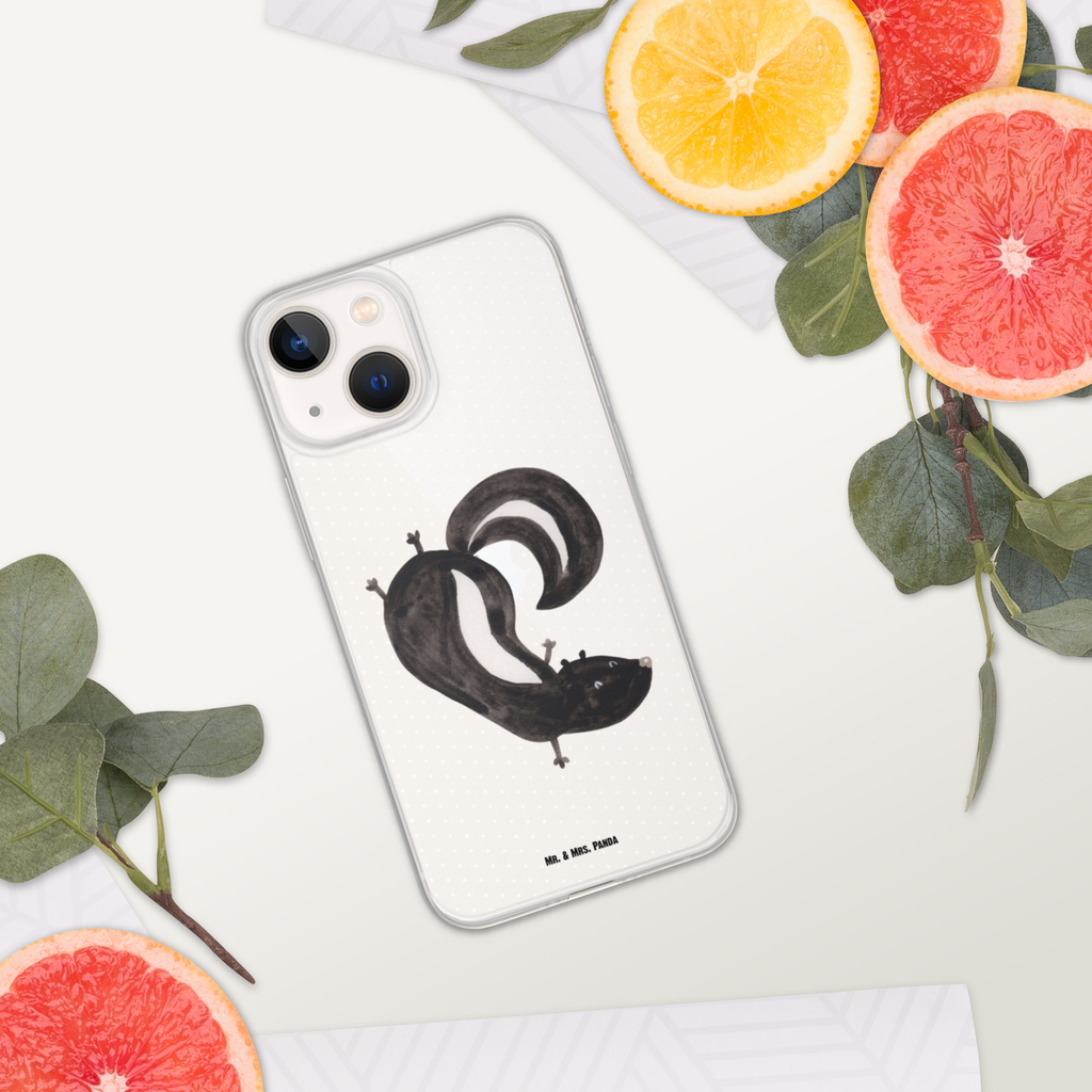 Handyhülle Stinktier Handstand Handyhülle, Handycover, Transparente Handyhülle, Flexible Handyhülle, Handyschutz, Transparent, Durchsichtig, Schutzhülle für Handy, Stilvolle Handyhülle, Robuste Handyhülle, Schutz vor Kratzern, Schützende Handyhülle, Stinktier, Skunk, Wildtier, Raubtier, Stinker, Stinki, Spielplatz, verpielt, Kind