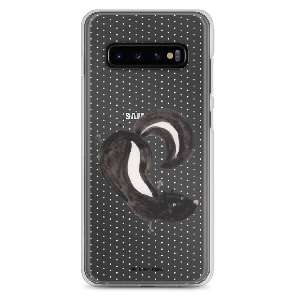 Handyhülle Stinktier Handstand Handyhülle, Handycover, Transparente Handyhülle, Flexible Handyhülle, Handyschutz, Transparent, Durchsichtig, Schutzhülle für Handy, Stilvolle Handyhülle, Robuste Handyhülle, Schutz vor Kratzern, Schützende Handyhülle, Stinktier, Skunk, Wildtier, Raubtier, Stinker, Stinki, Spielplatz, verpielt, Kind