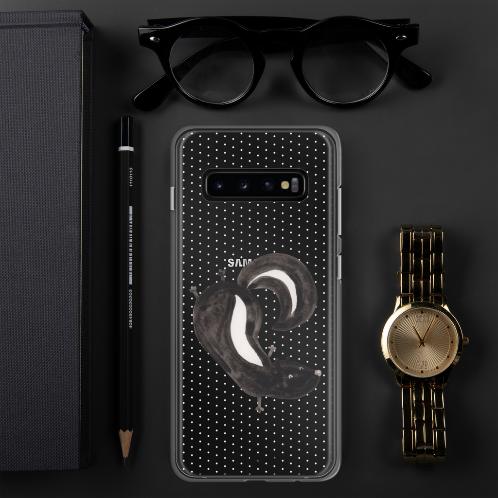 Handyhülle Stinktier Handstand Handyhülle, Handycover, Transparente Handyhülle, Flexible Handyhülle, Handyschutz, Transparent, Durchsichtig, Schutzhülle für Handy, Stilvolle Handyhülle, Robuste Handyhülle, Schutz vor Kratzern, Schützende Handyhülle, Stinktier, Skunk, Wildtier, Raubtier, Stinker, Stinki, Spielplatz, verpielt, Kind