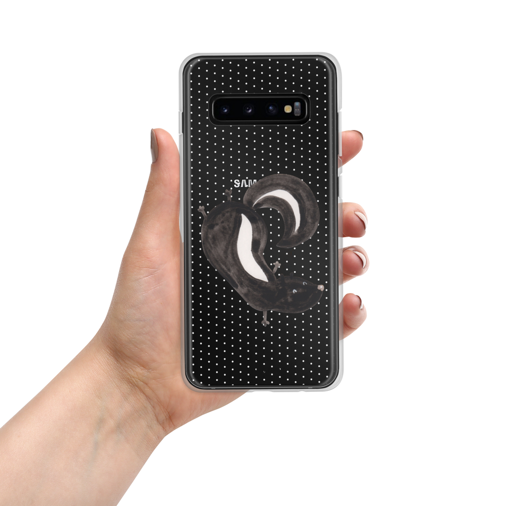 Handyhülle Stinktier Handstand Handyhülle, Handycover, Transparente Handyhülle, Flexible Handyhülle, Handyschutz, Transparent, Durchsichtig, Schutzhülle für Handy, Stilvolle Handyhülle, Robuste Handyhülle, Schutz vor Kratzern, Schützende Handyhülle, Stinktier, Skunk, Wildtier, Raubtier, Stinker, Stinki, Spielplatz, verpielt, Kind