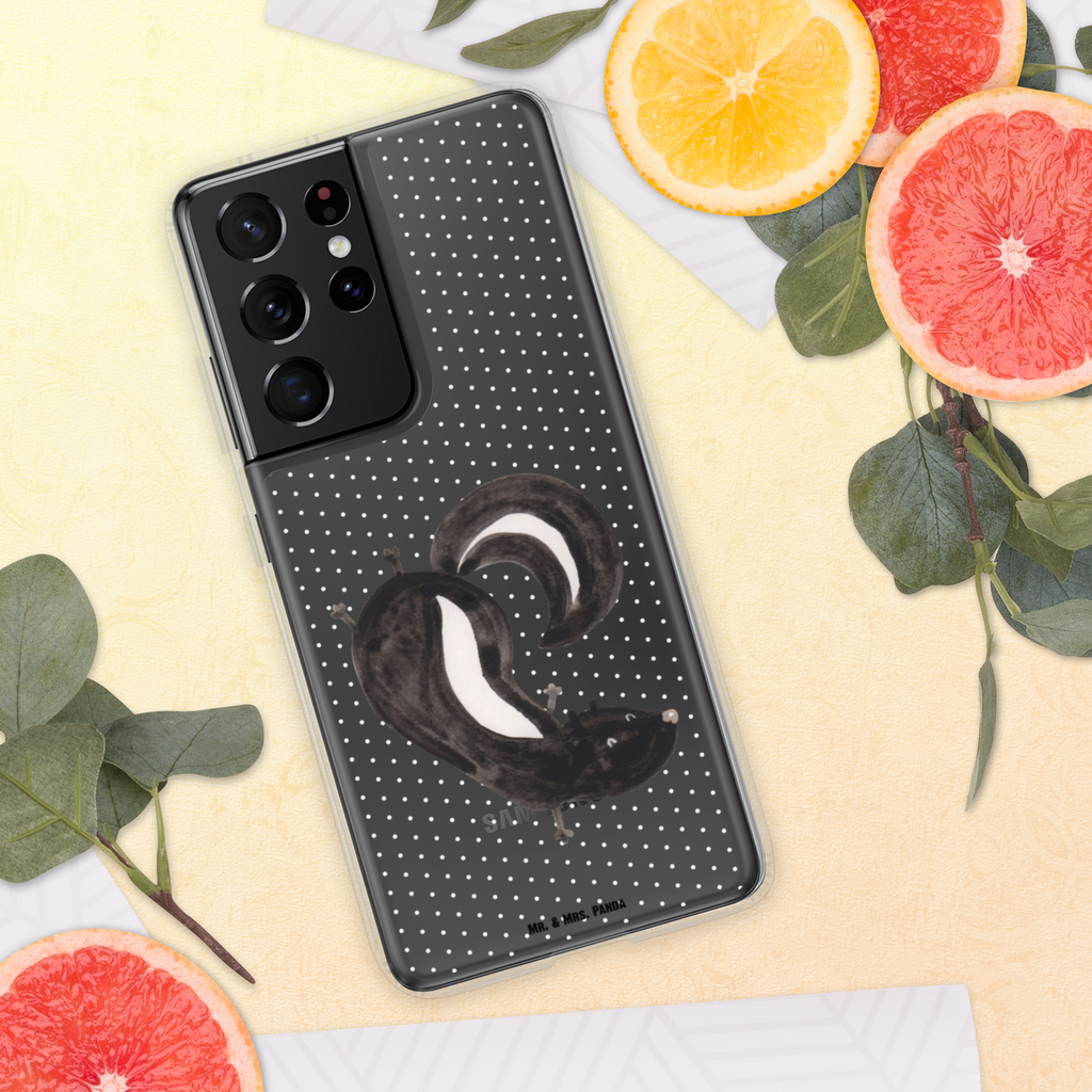 Handyhülle Stinktier Handstand Handyhülle, Handycover, Transparente Handyhülle, Flexible Handyhülle, Handyschutz, Transparent, Durchsichtig, Schutzhülle für Handy, Stilvolle Handyhülle, Robuste Handyhülle, Schutz vor Kratzern, Schützende Handyhülle, Stinktier, Skunk, Wildtier, Raubtier, Stinker, Stinki, Spielplatz, verpielt, Kind