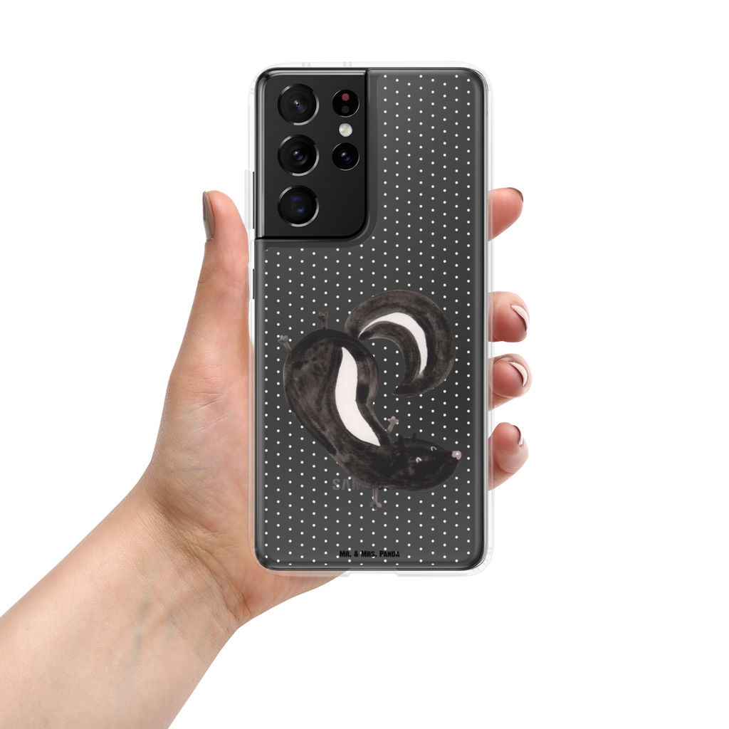 Handyhülle Stinktier Handstand Handyhülle, Handycover, Transparente Handyhülle, Flexible Handyhülle, Handyschutz, Transparent, Durchsichtig, Schutzhülle für Handy, Stilvolle Handyhülle, Robuste Handyhülle, Schutz vor Kratzern, Schützende Handyhülle, Stinktier, Skunk, Wildtier, Raubtier, Stinker, Stinki, Spielplatz, verpielt, Kind