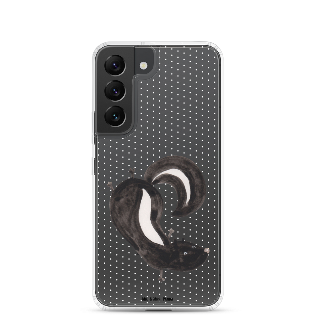 Handyhülle Stinktier Handstand Handyhülle, Handycover, Transparente Handyhülle, Flexible Handyhülle, Handyschutz, Transparent, Durchsichtig, Schutzhülle für Handy, Stilvolle Handyhülle, Robuste Handyhülle, Schutz vor Kratzern, Schützende Handyhülle, Stinktier, Skunk, Wildtier, Raubtier, Stinker, Stinki, Spielplatz, verpielt, Kind