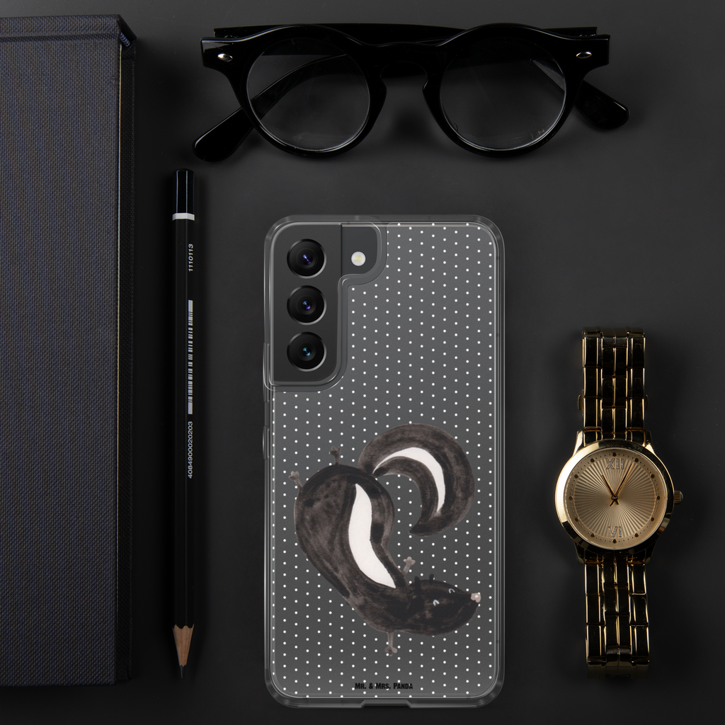 Handyhülle Stinktier Handstand Handyhülle, Handycover, Transparente Handyhülle, Flexible Handyhülle, Handyschutz, Transparent, Durchsichtig, Schutzhülle für Handy, Stilvolle Handyhülle, Robuste Handyhülle, Schutz vor Kratzern, Schützende Handyhülle, Stinktier, Skunk, Wildtier, Raubtier, Stinker, Stinki, Spielplatz, verpielt, Kind