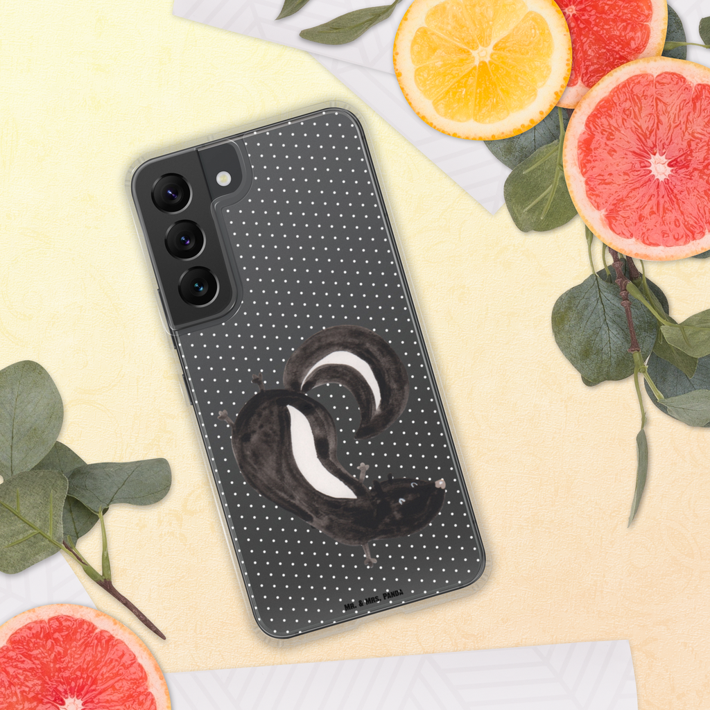 Handyhülle Stinktier Handstand Handyhülle, Handycover, Transparente Handyhülle, Flexible Handyhülle, Handyschutz, Transparent, Durchsichtig, Schutzhülle für Handy, Stilvolle Handyhülle, Robuste Handyhülle, Schutz vor Kratzern, Schützende Handyhülle, Stinktier, Skunk, Wildtier, Raubtier, Stinker, Stinki, Spielplatz, verpielt, Kind