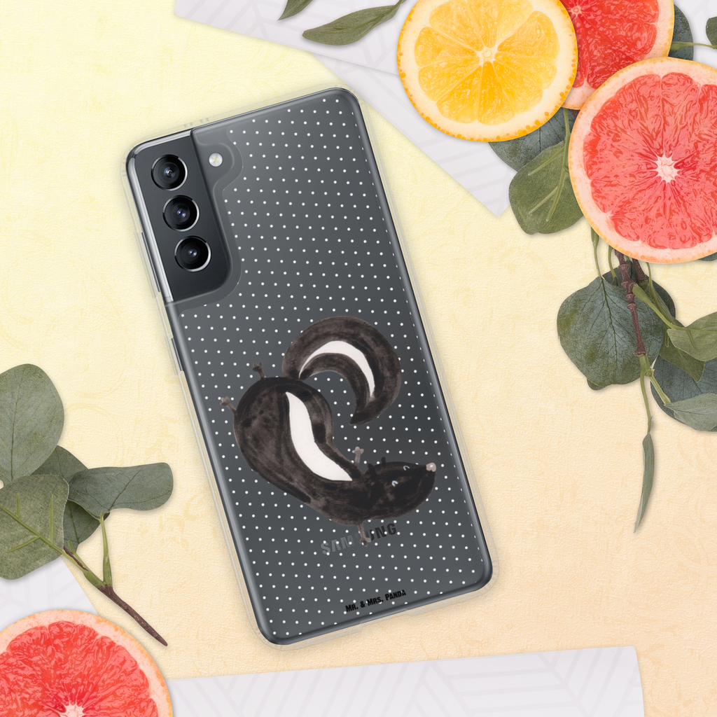 Handyhülle Stinktier Handstand Handyhülle, Handycover, Transparente Handyhülle, Flexible Handyhülle, Handyschutz, Transparent, Durchsichtig, Schutzhülle für Handy, Stilvolle Handyhülle, Robuste Handyhülle, Schutz vor Kratzern, Schützende Handyhülle, Stinktier, Skunk, Wildtier, Raubtier, Stinker, Stinki, Spielplatz, verpielt, Kind