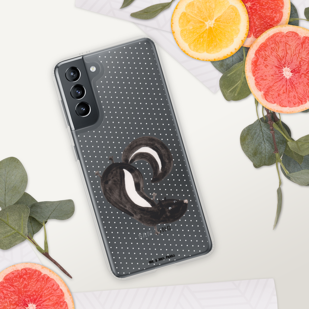 Handyhülle Stinktier Handstand Handyhülle, Handycover, Transparente Handyhülle, Flexible Handyhülle, Handyschutz, Transparent, Durchsichtig, Schutzhülle für Handy, Stilvolle Handyhülle, Robuste Handyhülle, Schutz vor Kratzern, Schützende Handyhülle, Stinktier, Skunk, Wildtier, Raubtier, Stinker, Stinki, Spielplatz, verpielt, Kind