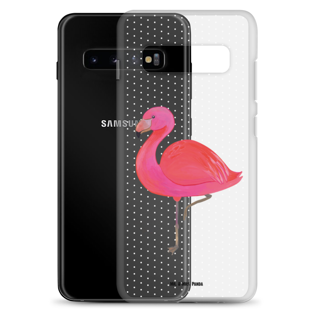 Handyhülle Flamingo classic Handyhülle, Handycover, Transparente Handyhülle, Flexible Handyhülle, Handyschutz, Transparent, Durchsichtig, Schutzhülle für Handy, Stilvolle Handyhülle, Robuste Handyhülle, Schutz vor Kratzern, Schützende Handyhülle, Flamingo, Einzigartig, Selbstliebe, Stolz, ich, für mich, Spruch, Freundin, Freundinnen, Außenseiter, Sohn, Tochter, Geschwister
