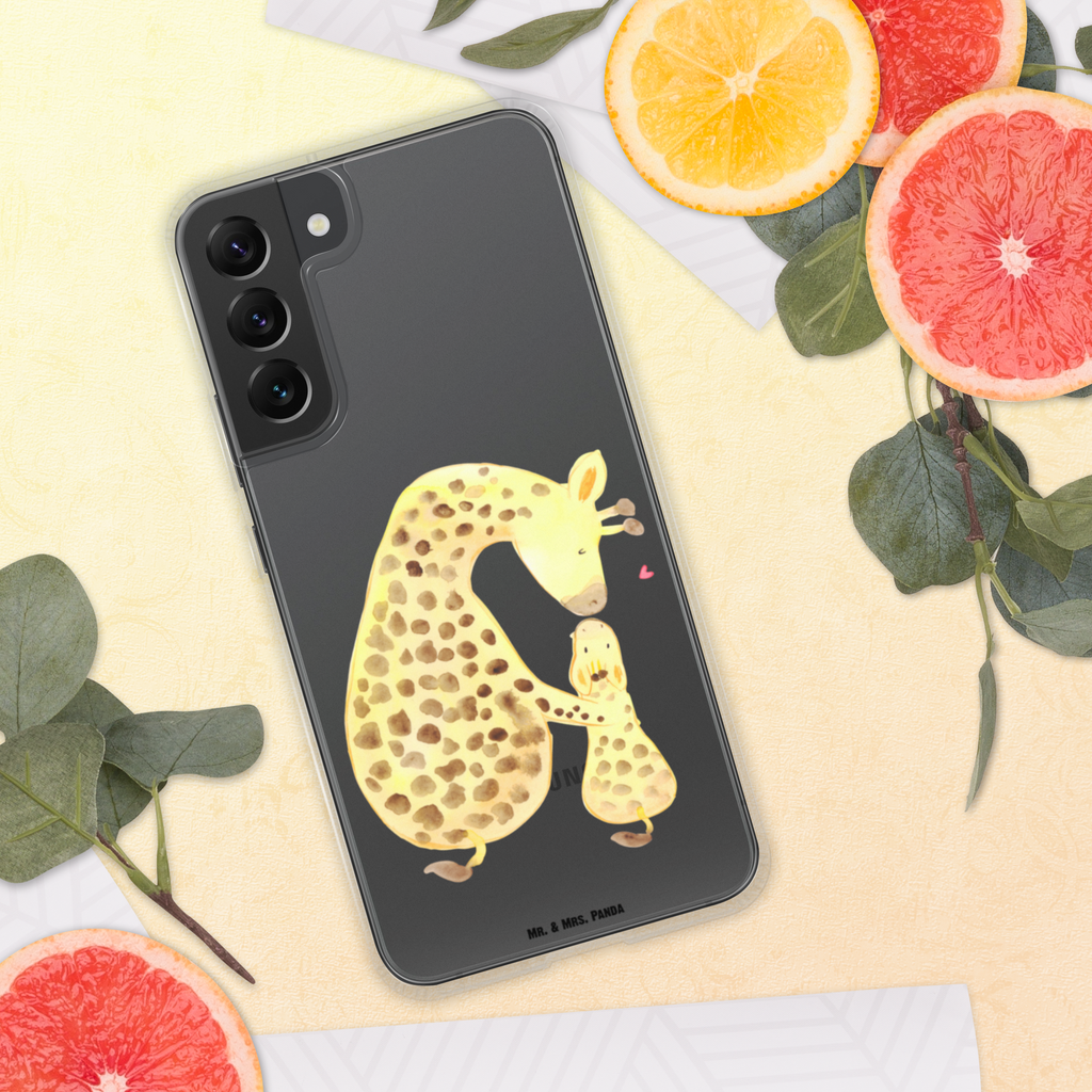 Handyhülle Giraffe mit Kind Giraffe, Kind, Mutter, Mama, Tochter, Sohn, Lieblingsmensch Handyhülle, Handycover, Transparente Handyhülle, Flexible Handyhülle, Handyschutz, Transparent, Durchsichtig, Schutzhülle für Handy, Stilvolle Handyhülle, Robuste Handyhülle, Schutz vor Kratzern, Schützende Handyhülle  Afrika, Wildtiere