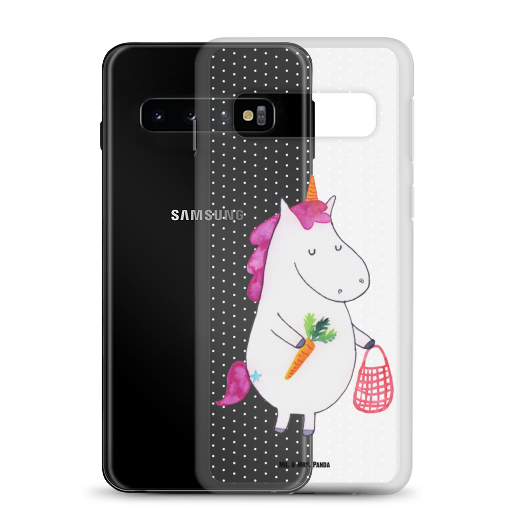 Handyhülle Einhorn Gemüse Handyhülle, Handycover, Transparente Handyhülle, Flexible Handyhülle, Handyschutz, Transparent, Durchsichtig, Schutzhülle für Handy, Stilvolle Handyhülle, Robuste Handyhülle, Schutz vor Kratzern, Schützende Handyhülle, Einhorn, Einhörner, Einhorn Deko, Pegasus, Unicorn, Biomarkt, Bio, Gemüse, Wochenmarkt