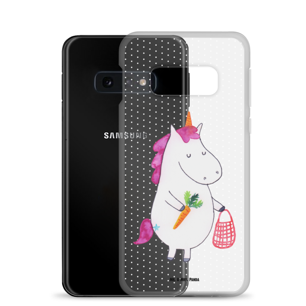 Handyhülle Einhorn Gemüse Handyhülle, Handycover, Transparente Handyhülle, Flexible Handyhülle, Handyschutz, Transparent, Durchsichtig, Schutzhülle für Handy, Stilvolle Handyhülle, Robuste Handyhülle, Schutz vor Kratzern, Schützende Handyhülle, Einhorn, Einhörner, Einhorn Deko, Pegasus, Unicorn, Biomarkt, Bio, Gemüse, Wochenmarkt