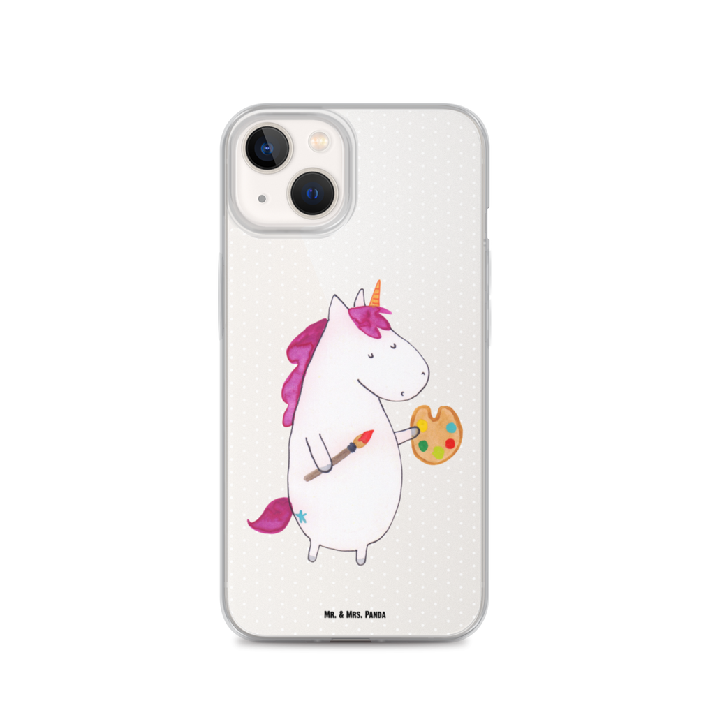 Handyhülle Einhorn Künstler Handyhülle, Handycover, Transparente Handyhülle, Flexible Handyhülle, Handyschutz, Transparent, Durchsichtig, Schutzhülle für Handy, Stilvolle Handyhülle, Robuste Handyhülle, Schutz vor Kratzern, Schützende Handyhülle, Einhorn, Einhörner, Einhorn Deko, Pegasus, Unicorn, Englisch, Künstler, Artist, Malen, Zeichnen, Welt, Farbe, Stift, Pinsel, Geschenk, Maler