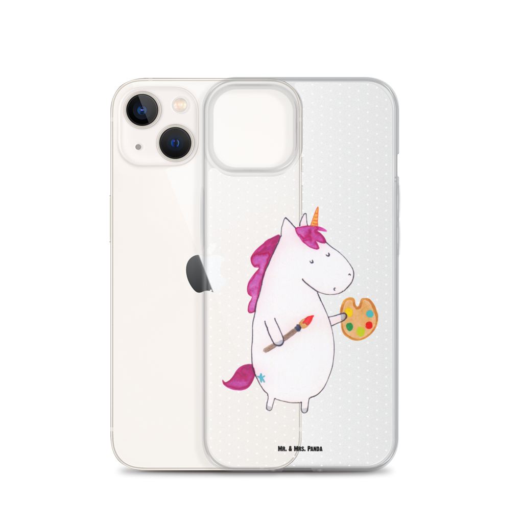 Handyhülle Einhorn Künstler Handyhülle, Handycover, Transparente Handyhülle, Flexible Handyhülle, Handyschutz, Transparent, Durchsichtig, Schutzhülle für Handy, Stilvolle Handyhülle, Robuste Handyhülle, Schutz vor Kratzern, Schützende Handyhülle, Einhorn, Einhörner, Einhorn Deko, Pegasus, Unicorn, Englisch, Künstler, Artist, Malen, Zeichnen, Welt, Farbe, Stift, Pinsel, Geschenk, Maler