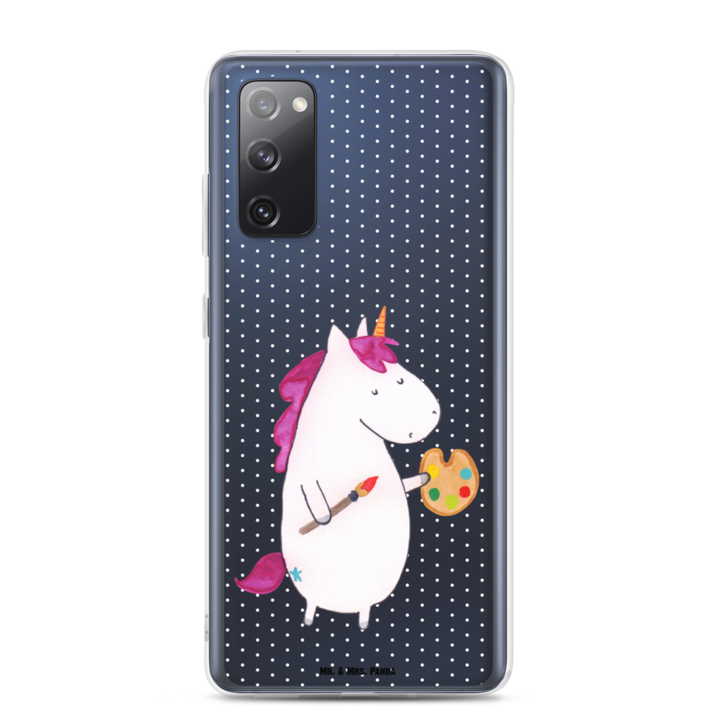 Handyhülle Einhorn Künstler Handyhülle, Handycover, Transparente Handyhülle, Flexible Handyhülle, Handyschutz, Transparent, Durchsichtig, Schutzhülle für Handy, Stilvolle Handyhülle, Robuste Handyhülle, Schutz vor Kratzern, Schützende Handyhülle, Einhorn, Einhörner, Einhorn Deko, Pegasus, Unicorn, Englisch, Künstler, Artist, Malen, Zeichnen, Welt, Farbe, Stift, Pinsel, Geschenk, Maler
