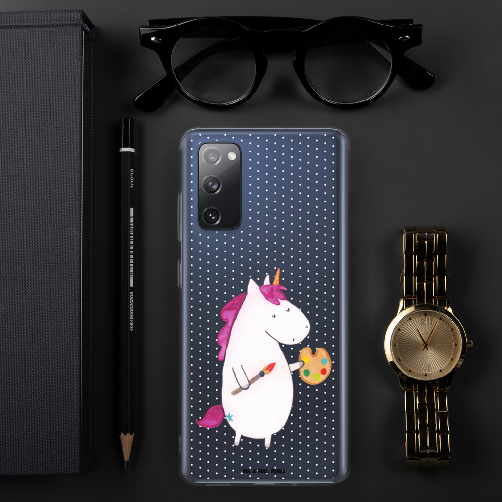 Handyhülle Einhorn Künstler Handyhülle, Handycover, Transparente Handyhülle, Flexible Handyhülle, Handyschutz, Transparent, Durchsichtig, Schutzhülle für Handy, Stilvolle Handyhülle, Robuste Handyhülle, Schutz vor Kratzern, Schützende Handyhülle, Einhorn, Einhörner, Einhorn Deko, Pegasus, Unicorn, Englisch, Künstler, Artist, Malen, Zeichnen, Welt, Farbe, Stift, Pinsel, Geschenk, Maler