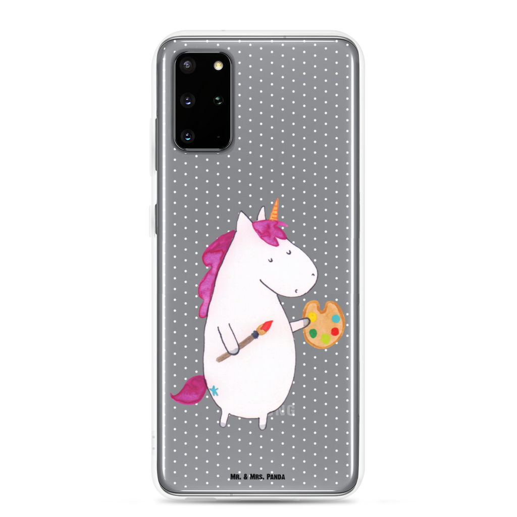 Handyhülle Einhorn Künstler Handyhülle, Handycover, Transparente Handyhülle, Flexible Handyhülle, Handyschutz, Transparent, Durchsichtig, Schutzhülle für Handy, Stilvolle Handyhülle, Robuste Handyhülle, Schutz vor Kratzern, Schützende Handyhülle, Einhorn, Einhörner, Einhorn Deko, Pegasus, Unicorn, Englisch, Künstler, Artist, Malen, Zeichnen, Welt, Farbe, Stift, Pinsel, Geschenk, Maler