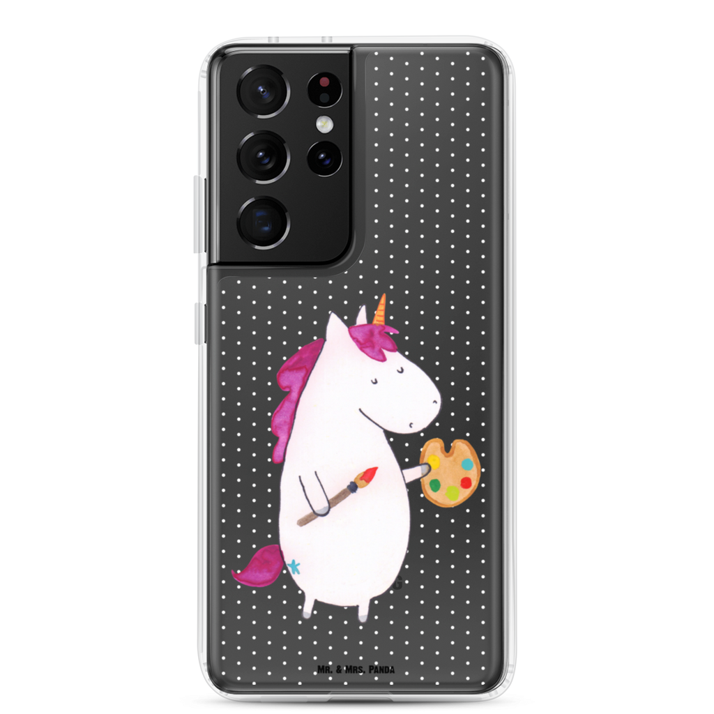 Handyhülle Einhorn Künstler Handyhülle, Handycover, Transparente Handyhülle, Flexible Handyhülle, Handyschutz, Transparent, Durchsichtig, Schutzhülle für Handy, Stilvolle Handyhülle, Robuste Handyhülle, Schutz vor Kratzern, Schützende Handyhülle, Einhorn, Einhörner, Einhorn Deko, Pegasus, Unicorn, Englisch, Künstler, Artist, Malen, Zeichnen, Welt, Farbe, Stift, Pinsel, Geschenk, Maler