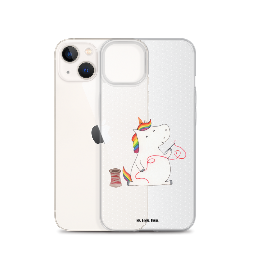 Handyhülle Einhorn Näherin Handyhülle, Handycover, Transparente Handyhülle, Flexible Handyhülle, Handyschutz, Transparent, Durchsichtig, Schutzhülle für Handy, Stilvolle Handyhülle, Robuste Handyhülle, Schutz vor Kratzern, Schützende Handyhülle, Einhorn, Einhörner, Einhorn Deko, Pegasus, Unicorn, Näherin, nähen, Mädchen, Freundin, Häkeln, Stricken, basteln, Nähzimmer