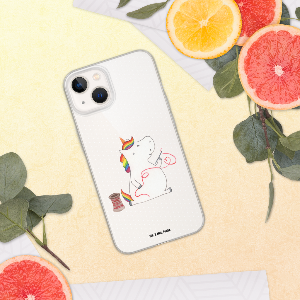 Handyhülle Einhorn Näherin Handyhülle, Handycover, Transparente Handyhülle, Flexible Handyhülle, Handyschutz, Transparent, Durchsichtig, Schutzhülle für Handy, Stilvolle Handyhülle, Robuste Handyhülle, Schutz vor Kratzern, Schützende Handyhülle, Einhorn, Einhörner, Einhorn Deko, Pegasus, Unicorn, Näherin, nähen, Mädchen, Freundin, Häkeln, Stricken, basteln, Nähzimmer