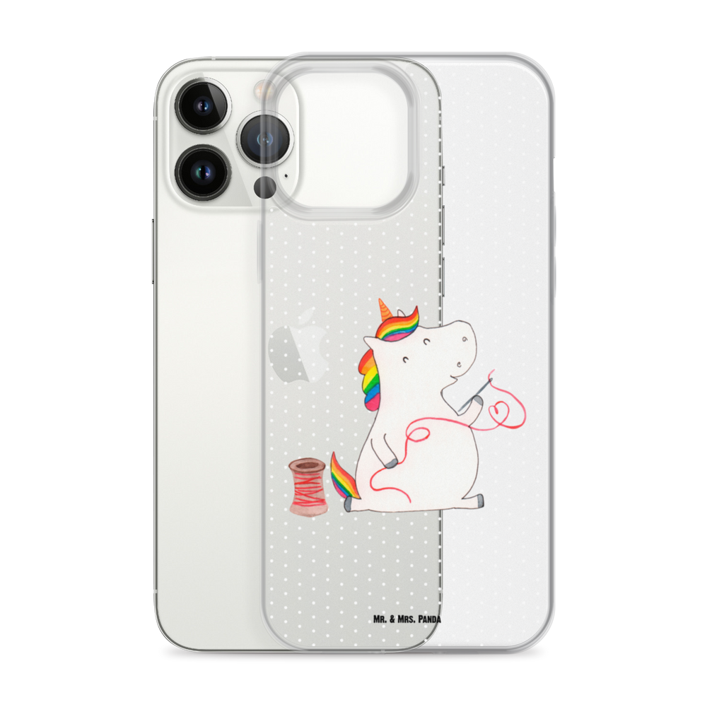 Handyhülle Einhorn Näherin Handyhülle, Handycover, Transparente Handyhülle, Flexible Handyhülle, Handyschutz, Transparent, Durchsichtig, Schutzhülle für Handy, Stilvolle Handyhülle, Robuste Handyhülle, Schutz vor Kratzern, Schützende Handyhülle, Einhorn, Einhörner, Einhorn Deko, Pegasus, Unicorn, Näherin, nähen, Mädchen, Freundin, Häkeln, Stricken, basteln, Nähzimmer