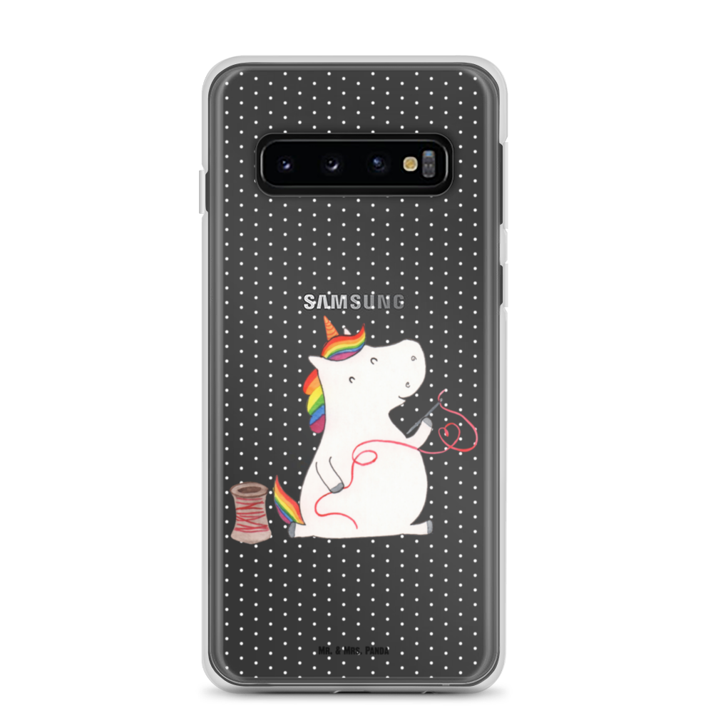 Handyhülle Einhorn Näherin Handyhülle, Handycover, Transparente Handyhülle, Flexible Handyhülle, Handyschutz, Transparent, Durchsichtig, Schutzhülle für Handy, Stilvolle Handyhülle, Robuste Handyhülle, Schutz vor Kratzern, Schützende Handyhülle, Einhorn, Einhörner, Einhorn Deko, Pegasus, Unicorn, Näherin, nähen, Mädchen, Freundin, Häkeln, Stricken, basteln, Nähzimmer