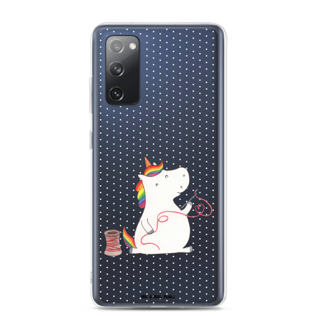 Handyhülle Einhorn Näherin Handyhülle, Handycover, Transparente Handyhülle, Flexible Handyhülle, Handyschutz, Transparent, Durchsichtig, Schutzhülle für Handy, Stilvolle Handyhülle, Robuste Handyhülle, Schutz vor Kratzern, Schützende Handyhülle, Einhorn, Einhörner, Einhorn Deko, Pegasus, Unicorn, Näherin, nähen, Mädchen, Freundin, Häkeln, Stricken, basteln, Nähzimmer