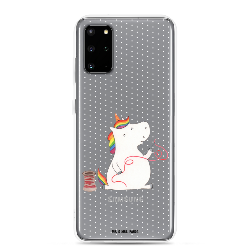 Handyhülle Einhorn Näherin Handyhülle, Handycover, Transparente Handyhülle, Flexible Handyhülle, Handyschutz, Transparent, Durchsichtig, Schutzhülle für Handy, Stilvolle Handyhülle, Robuste Handyhülle, Schutz vor Kratzern, Schützende Handyhülle, Einhorn, Einhörner, Einhorn Deko, Pegasus, Unicorn, Näherin, nähen, Mädchen, Freundin, Häkeln, Stricken, basteln, Nähzimmer