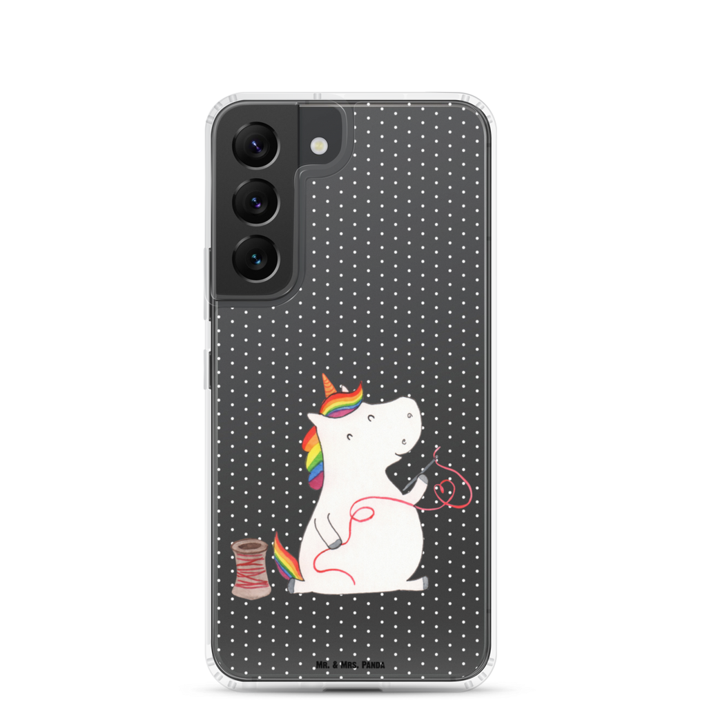 Handyhülle Einhorn Näherin Handyhülle, Handycover, Transparente Handyhülle, Flexible Handyhülle, Handyschutz, Transparent, Durchsichtig, Schutzhülle für Handy, Stilvolle Handyhülle, Robuste Handyhülle, Schutz vor Kratzern, Schützende Handyhülle, Einhorn, Einhörner, Einhorn Deko, Pegasus, Unicorn, Näherin, nähen, Mädchen, Freundin, Häkeln, Stricken, basteln, Nähzimmer