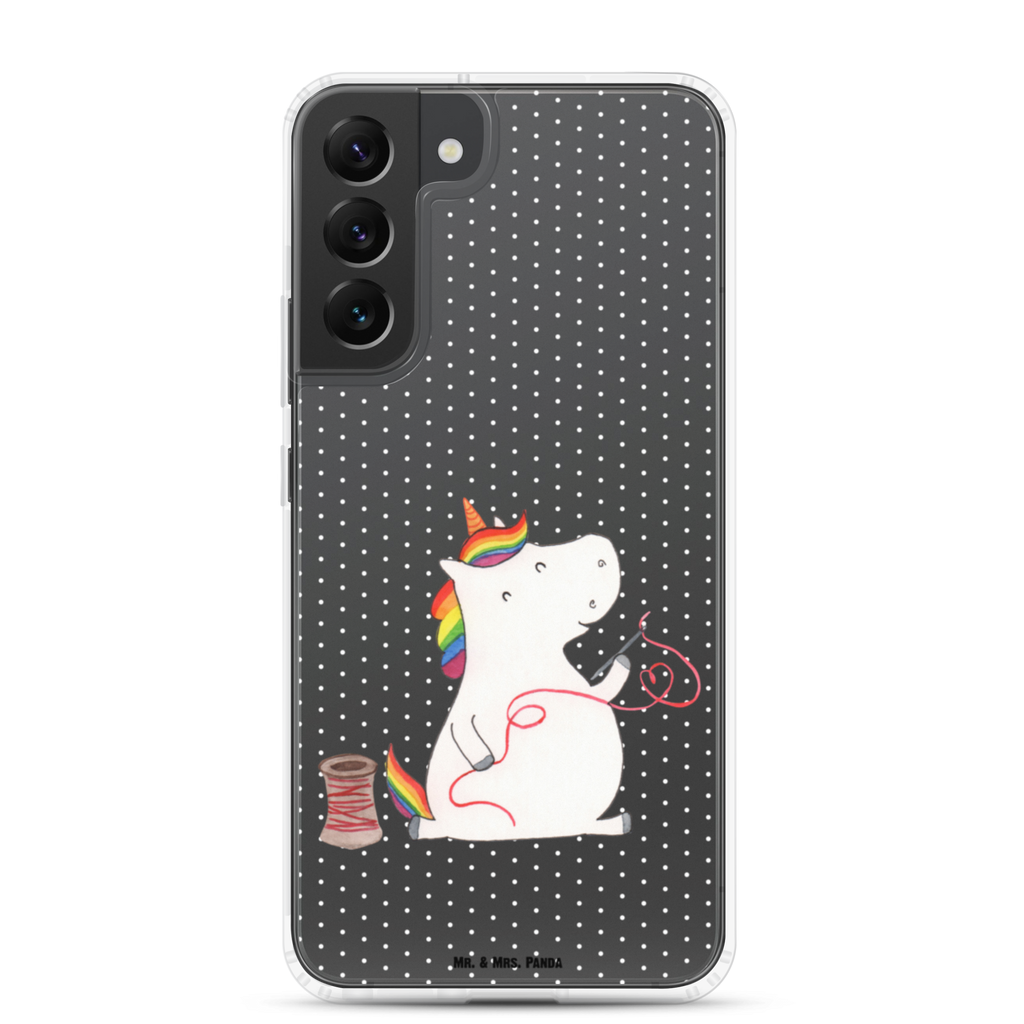 Handyhülle Einhorn Näherin Handyhülle, Handycover, Transparente Handyhülle, Flexible Handyhülle, Handyschutz, Transparent, Durchsichtig, Schutzhülle für Handy, Stilvolle Handyhülle, Robuste Handyhülle, Schutz vor Kratzern, Schützende Handyhülle, Einhorn, Einhörner, Einhorn Deko, Pegasus, Unicorn, Näherin, nähen, Mädchen, Freundin, Häkeln, Stricken, basteln, Nähzimmer