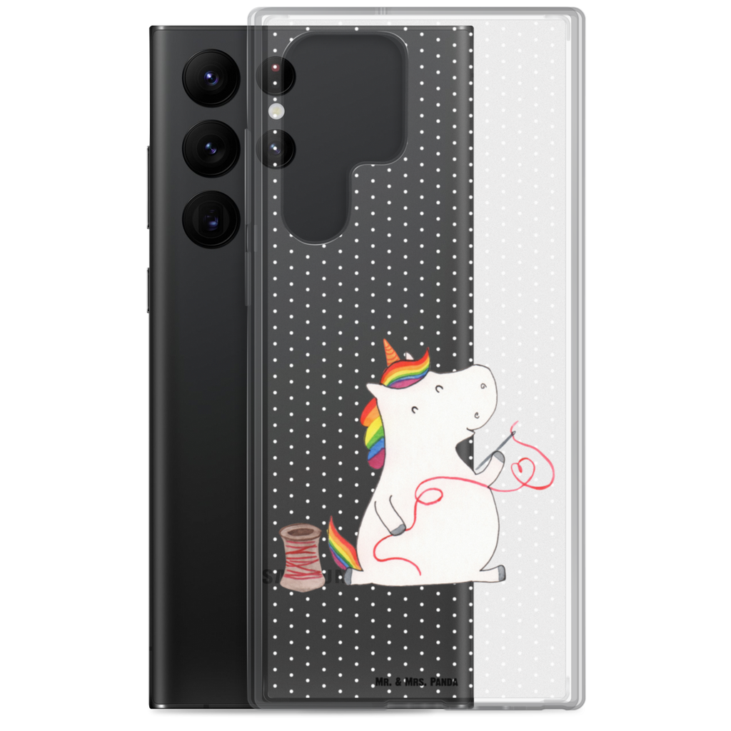 Handyhülle Einhorn Näherin Handyhülle, Handycover, Transparente Handyhülle, Flexible Handyhülle, Handyschutz, Transparent, Durchsichtig, Schutzhülle für Handy, Stilvolle Handyhülle, Robuste Handyhülle, Schutz vor Kratzern, Schützende Handyhülle, Einhorn, Einhörner, Einhorn Deko, Pegasus, Unicorn, Näherin, nähen, Mädchen, Freundin, Häkeln, Stricken, basteln, Nähzimmer