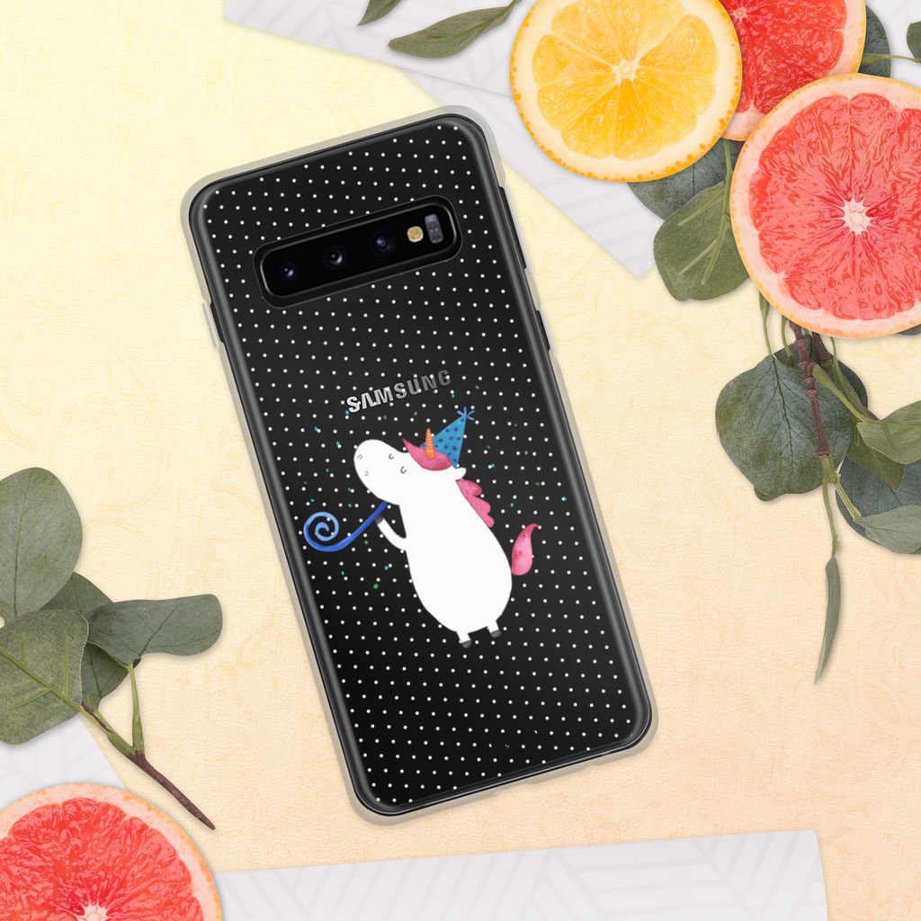 Handyhülle Einhorn Party Handyhülle, Handycover, Transparente Handyhülle, Flexible Handyhülle, Handyschutz, Transparent, Durchsichtig, Schutzhülle für Handy, Stilvolle Handyhülle, Robuste Handyhülle, Schutz vor Kratzern, Schützende Handyhülle, Einhorn, Einhörner, Einhorn Deko, Pegasus, Unicorn, Glitzer, Konfetti, Party, Geburtstag, Feier, Fest, Alkohol, Disco, Club