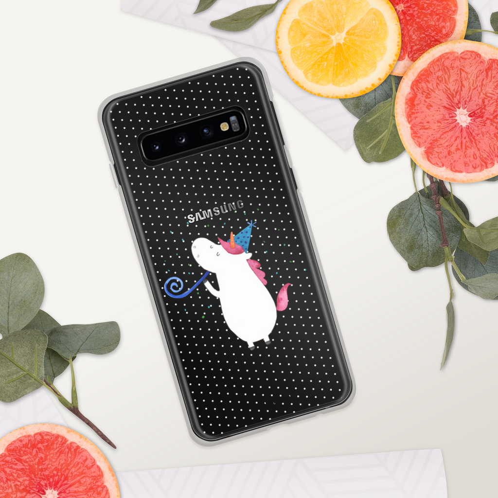 Handyhülle Einhorn Party Handyhülle, Handycover, Transparente Handyhülle, Flexible Handyhülle, Handyschutz, Transparent, Durchsichtig, Schutzhülle für Handy, Stilvolle Handyhülle, Robuste Handyhülle, Schutz vor Kratzern, Schützende Handyhülle, Einhorn, Einhörner, Einhorn Deko, Pegasus, Unicorn, Glitzer, Konfetti, Party, Geburtstag, Feier, Fest, Alkohol, Disco, Club